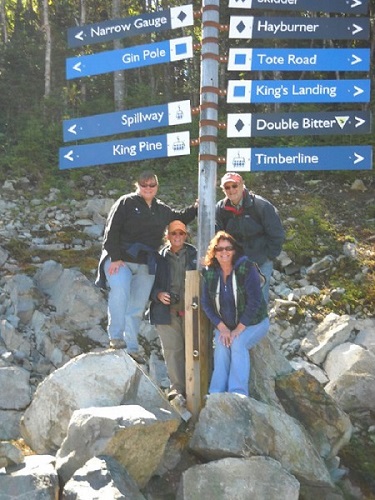 Top of Sugarloaf Mountain in summer